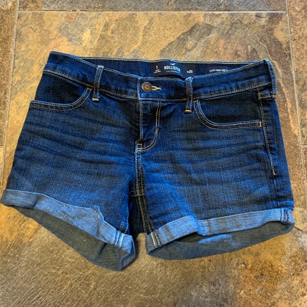 Hollister jean shorts